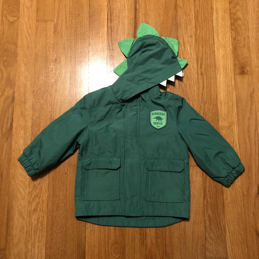 ❣️5for$20❣️ Carter’s Dino Jacket Raincoat sz 18 mo